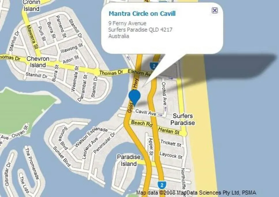 Circle On Cavill Riverview Apartment Gold Coast 0*,  Austrálie